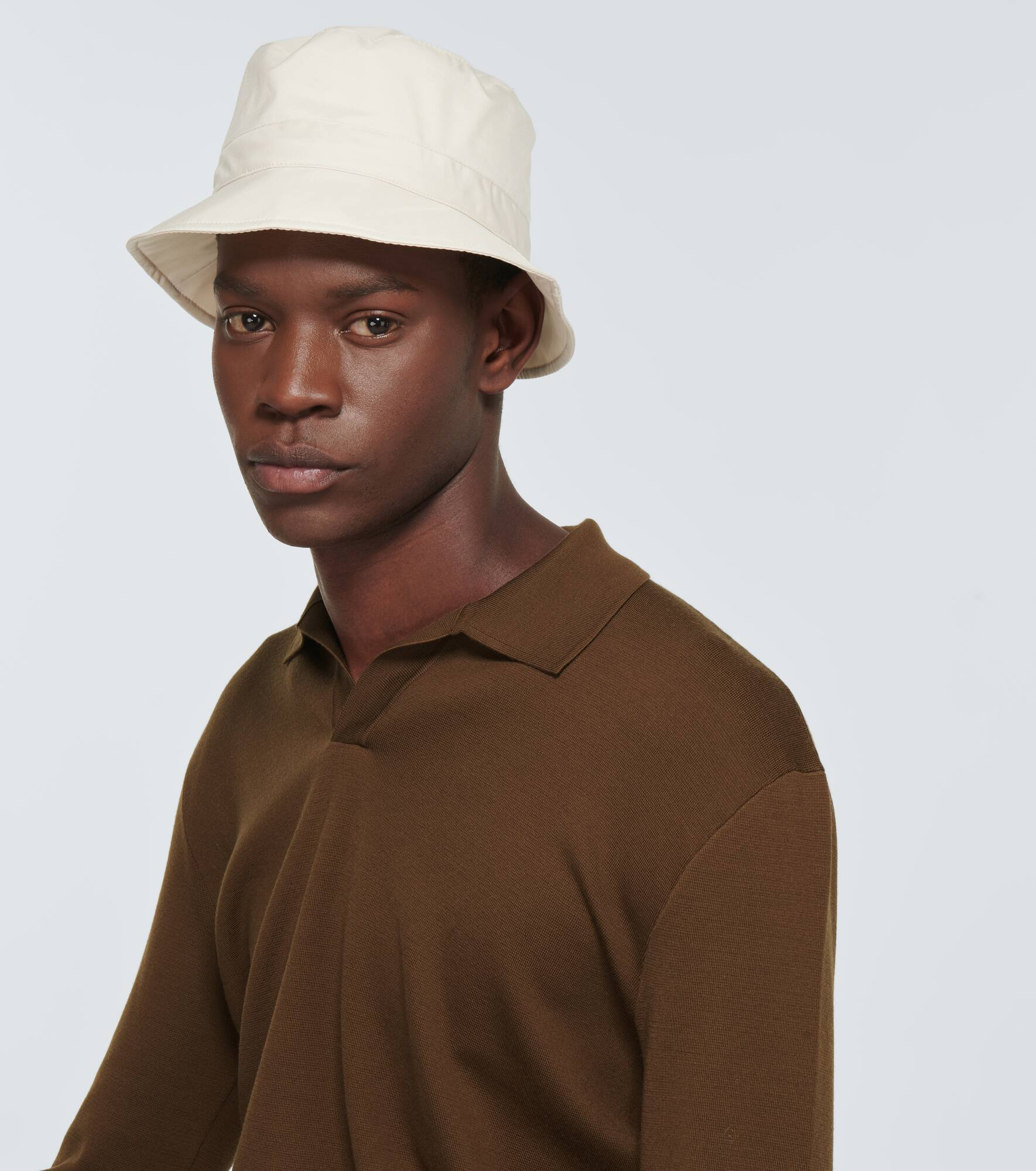 Drawstring bucket hat - 2