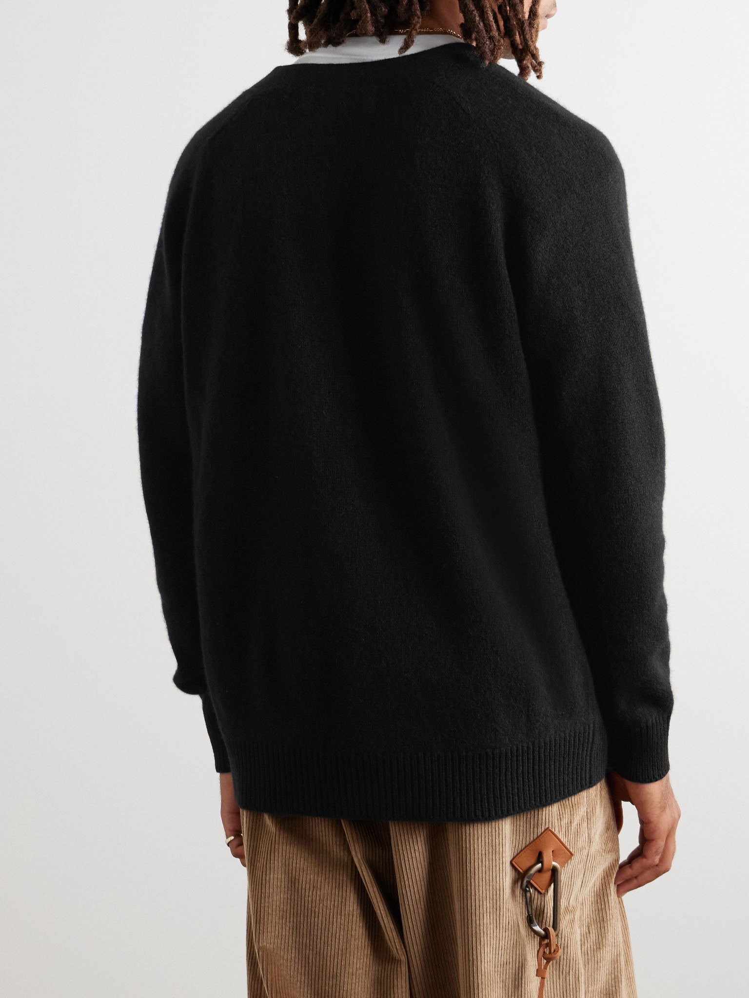 Cashmere Cardigan Black - 3