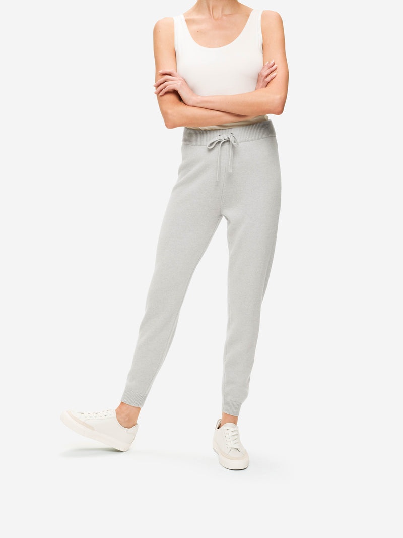 Women's Track Pants Daphne Cashmere Silver - 2