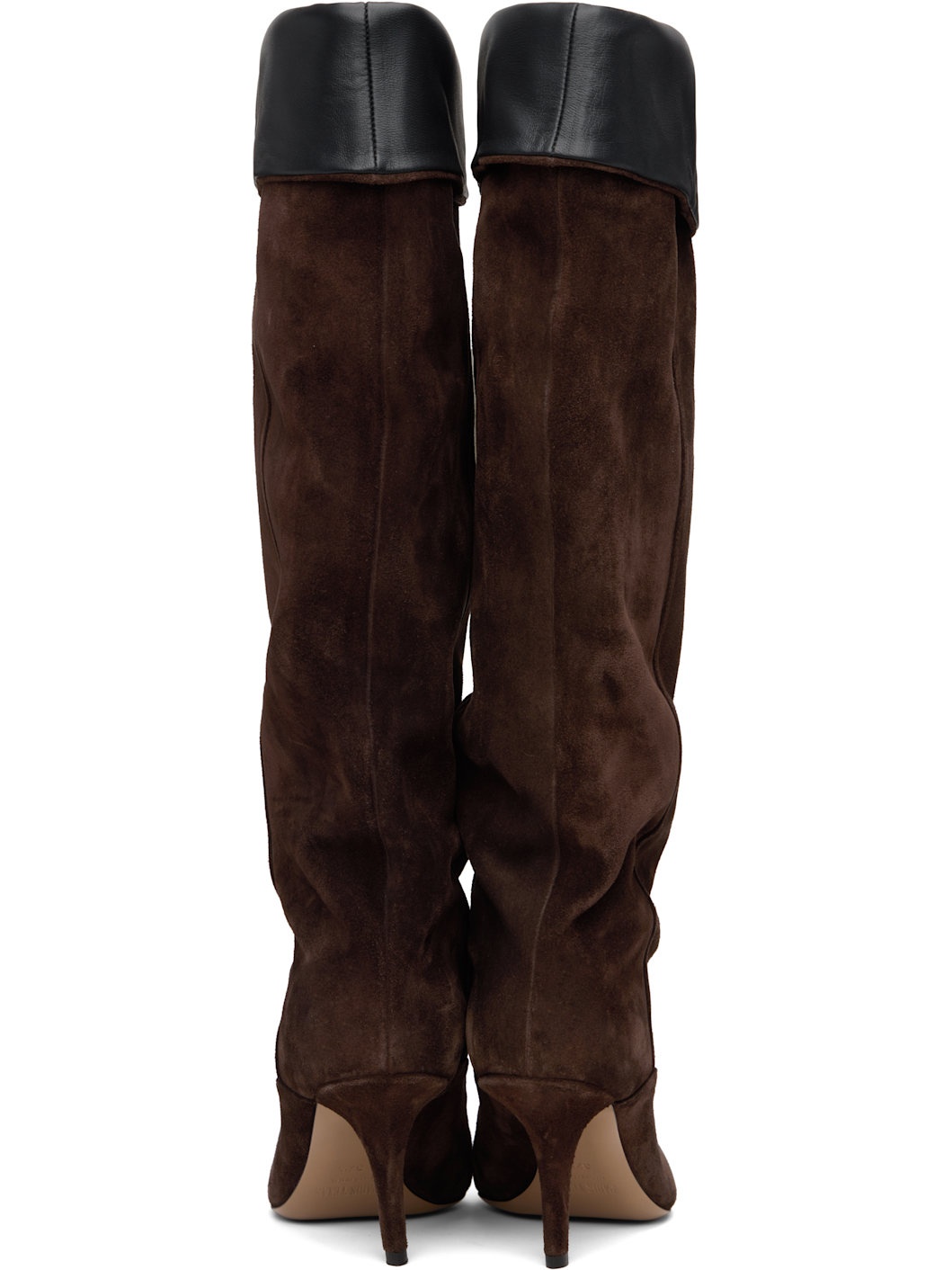 Brown Ines Reverse Midcalf 75 Tall Boots - 2