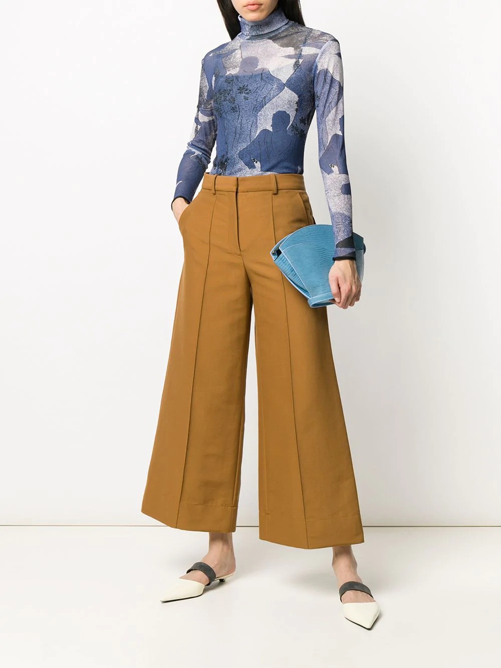 wide leg culottes - 2