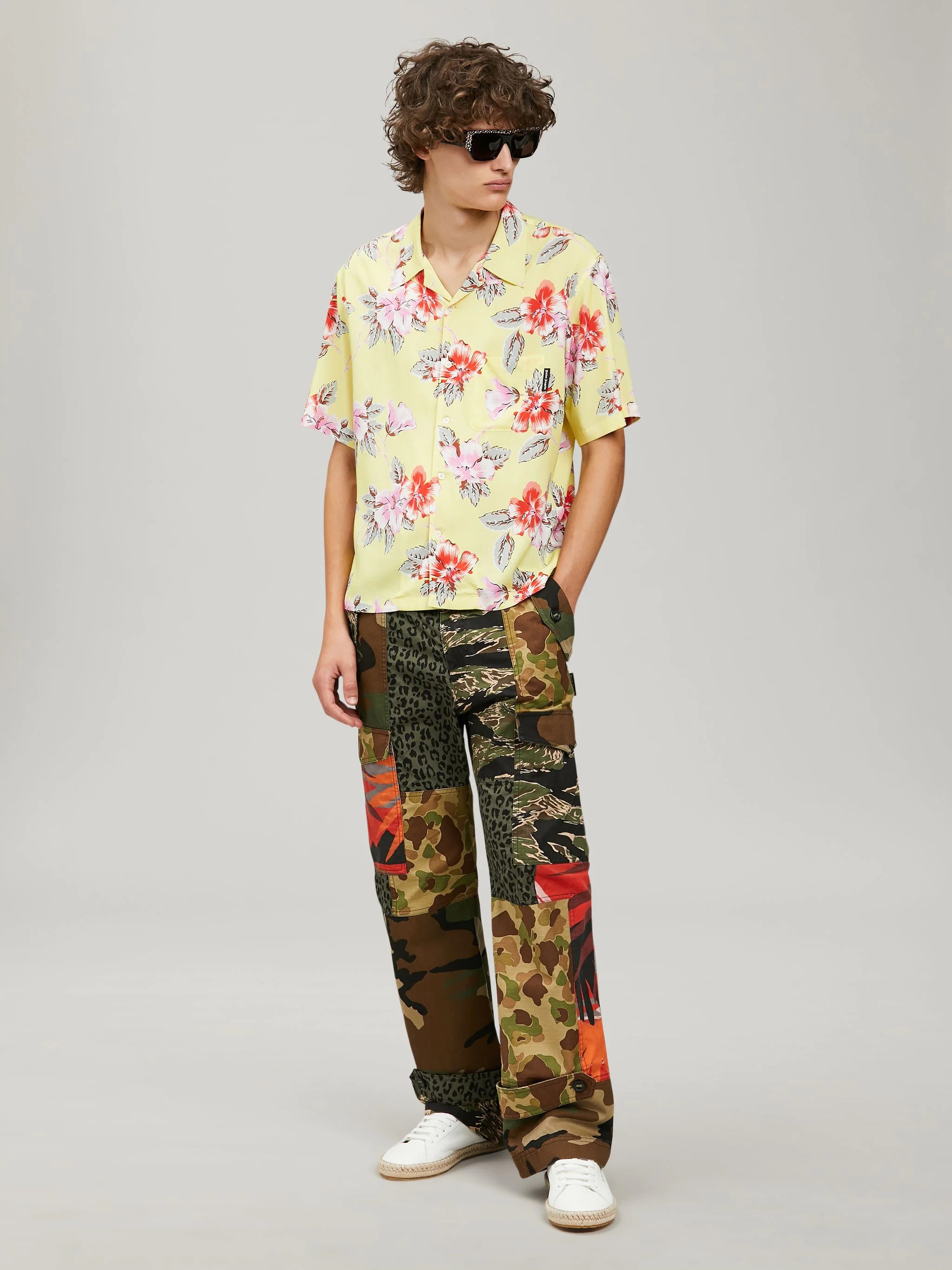 MIXED PXP FABRIC CARGO PANTS - 2