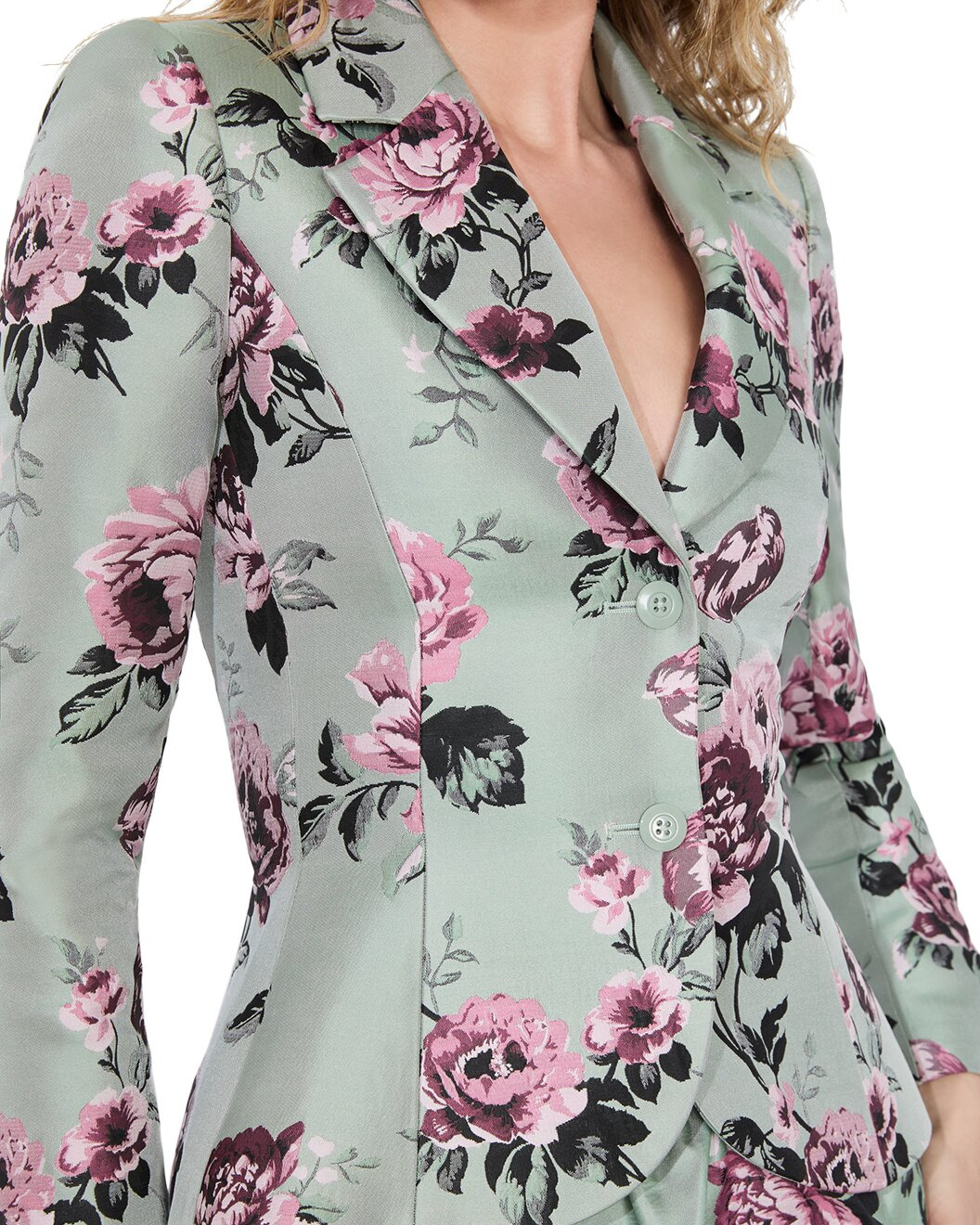 alice + olivia Iana Sculpted Blazer - 4
