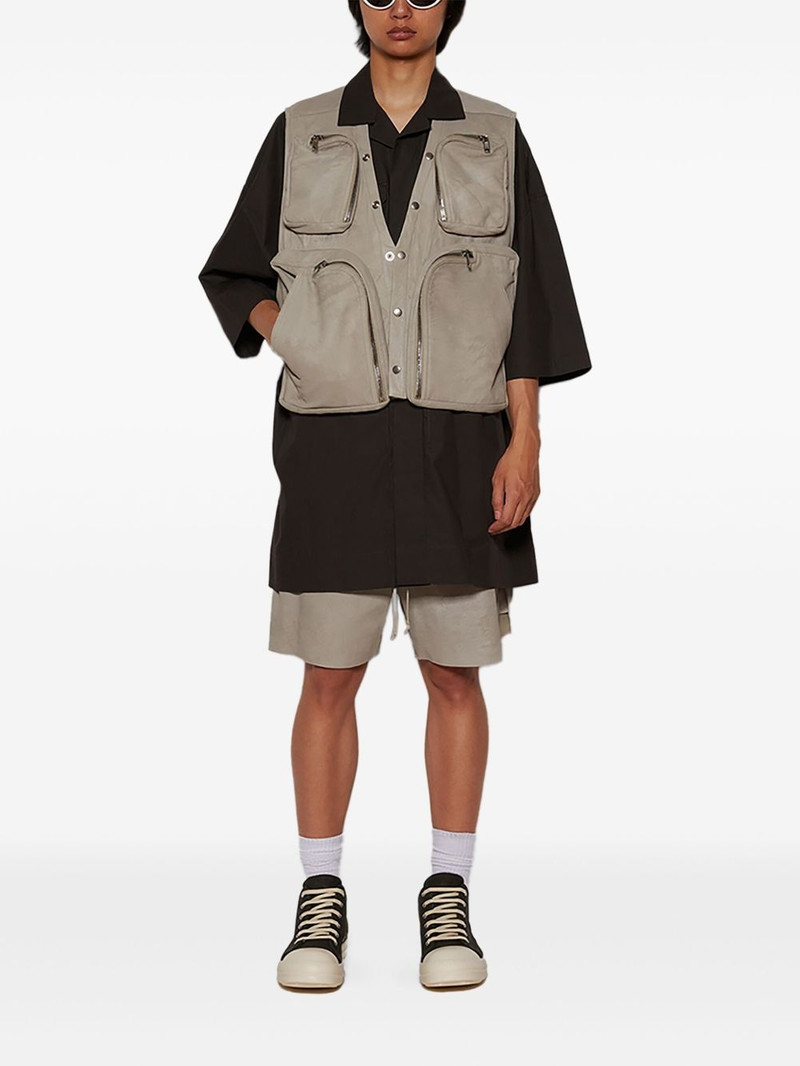 Rick Owens leather shorts outlook