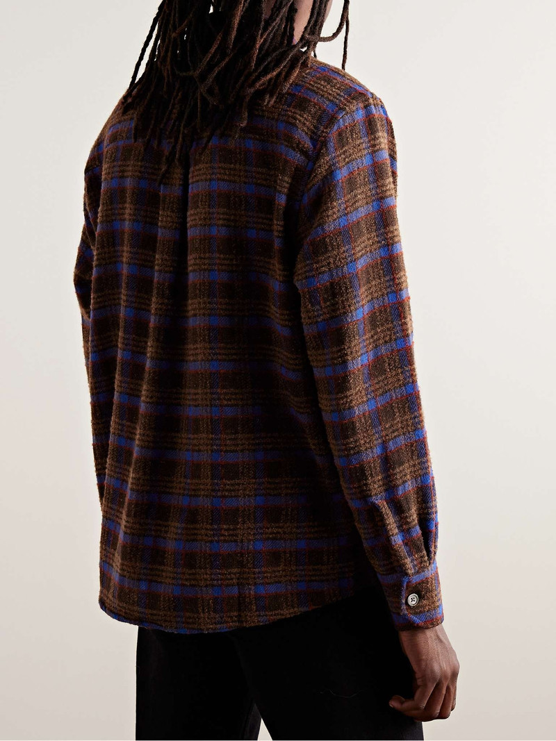 Above Checked Bouclé Shirt 4