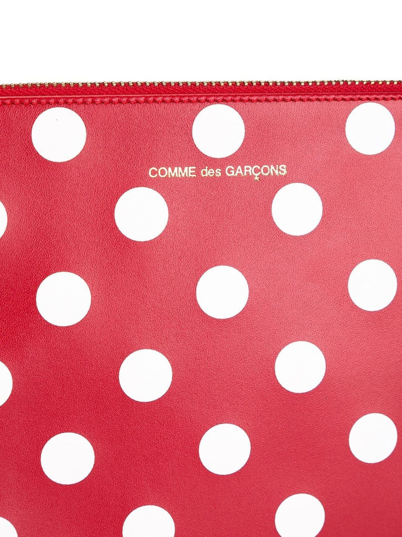 polka dot zipped 클러치 4