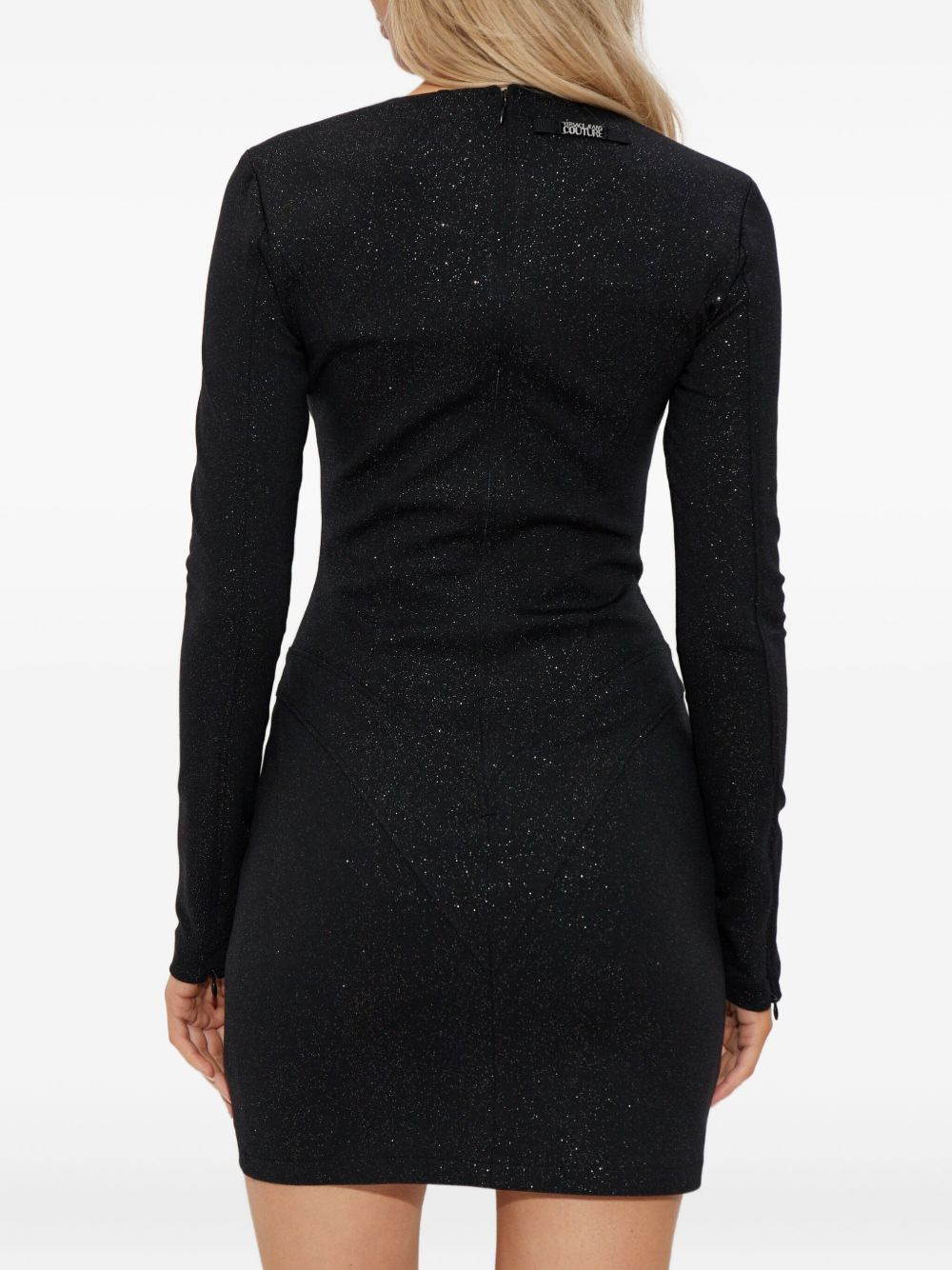 square-neck mini dress - 4