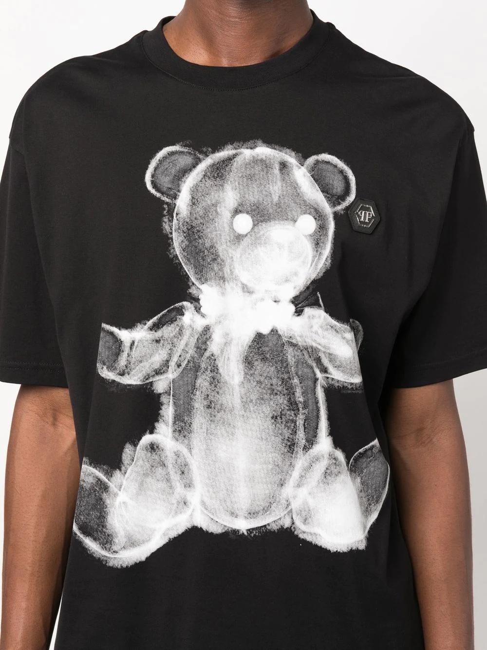 teddy print T-shirt - 5