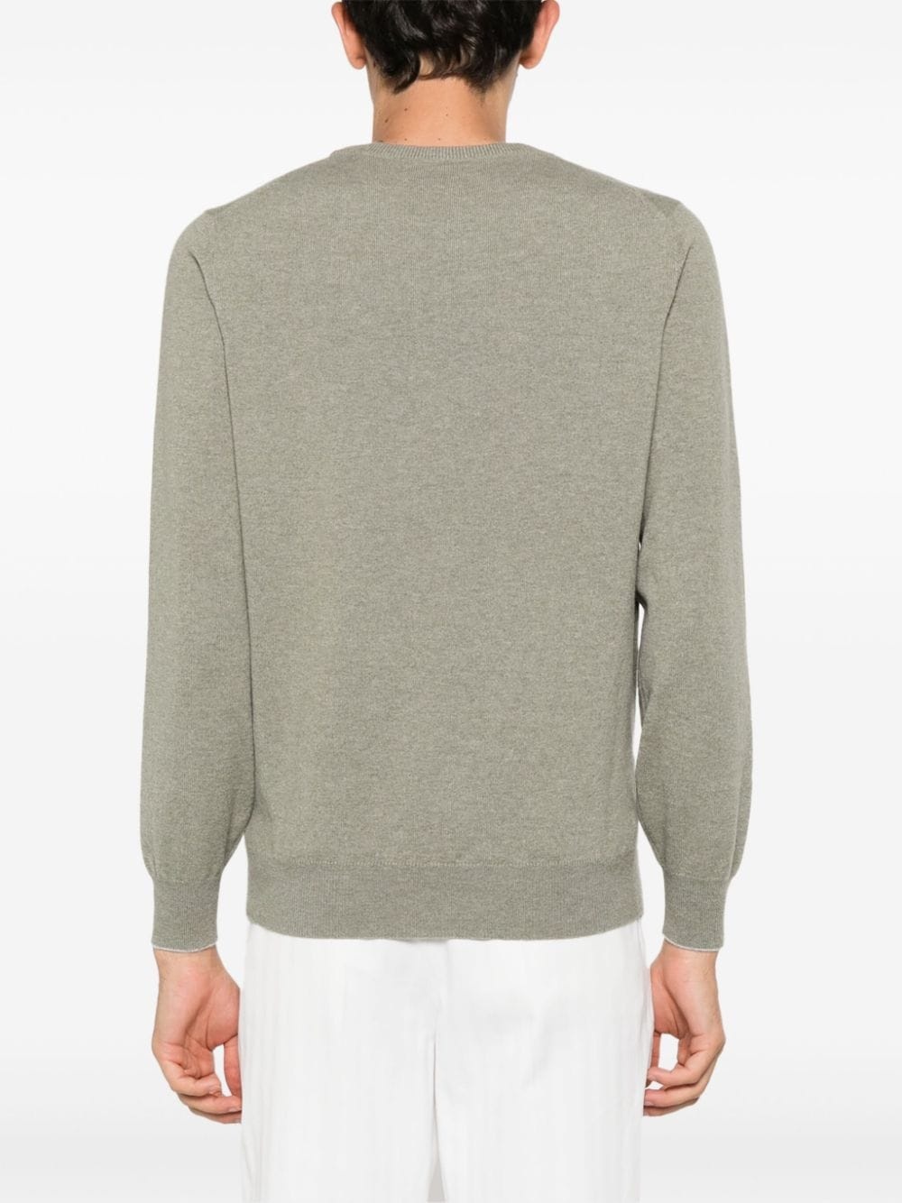 crew-neck cashmere jumper - 4