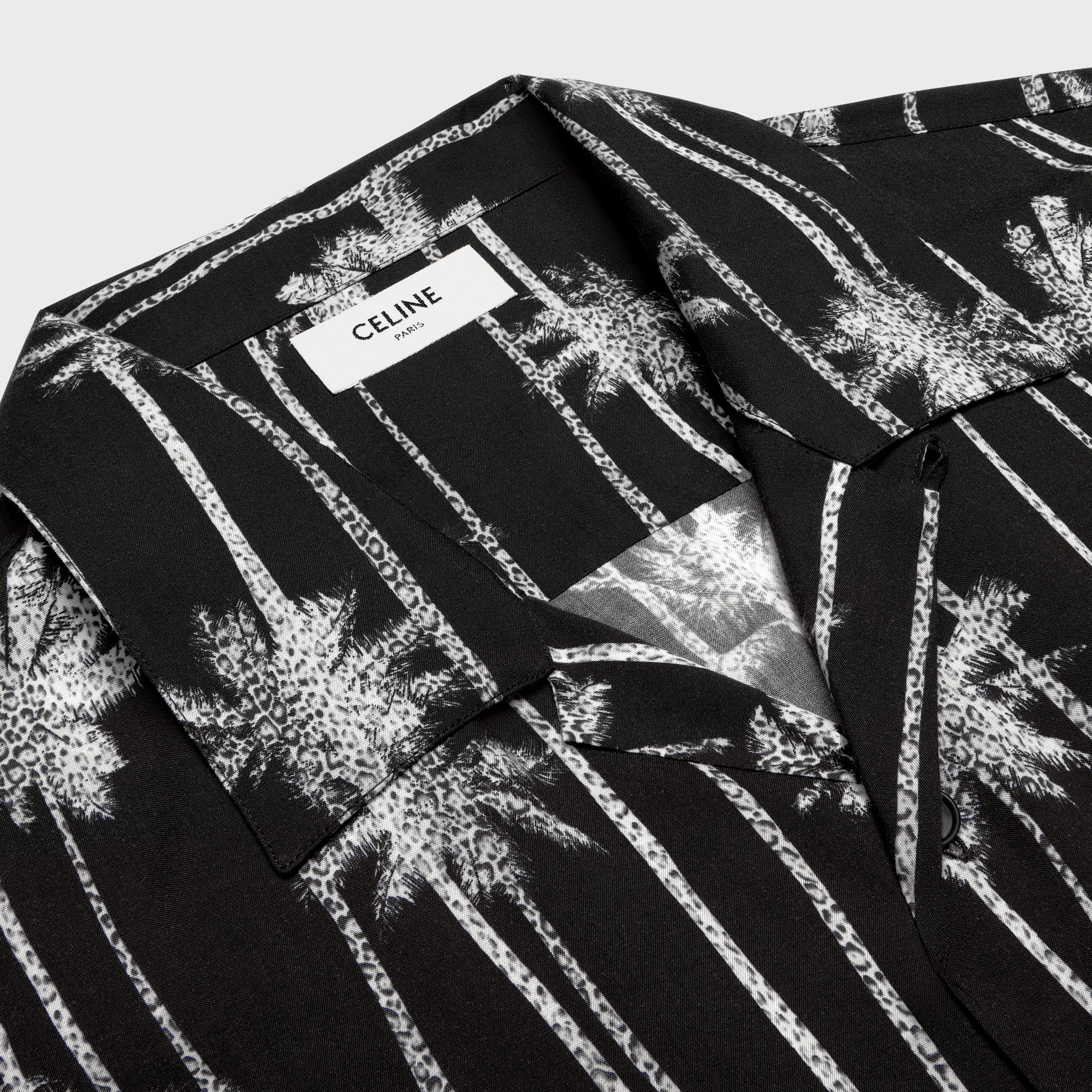 hawaiian shirt in printed viscose - 3