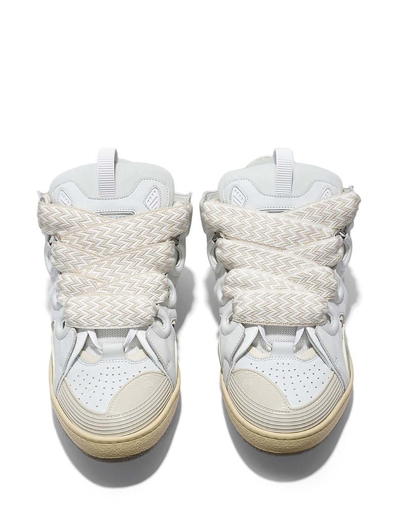 Curb leather sneakers - 4