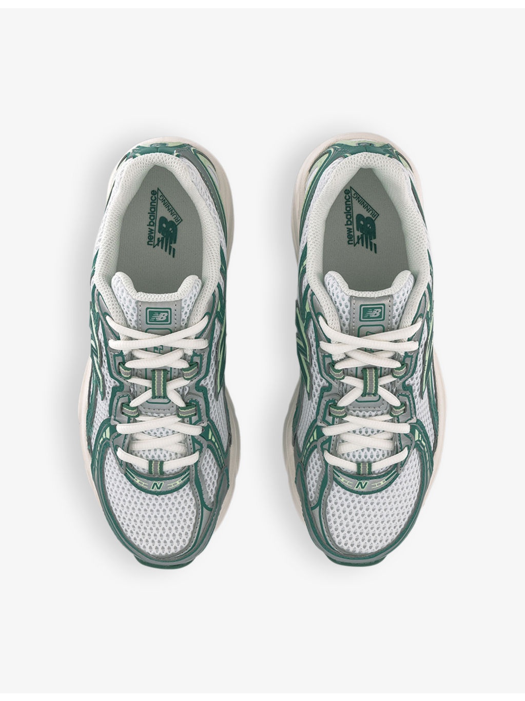 740 V2 logo-embroidered mesh low-top trainers - 2