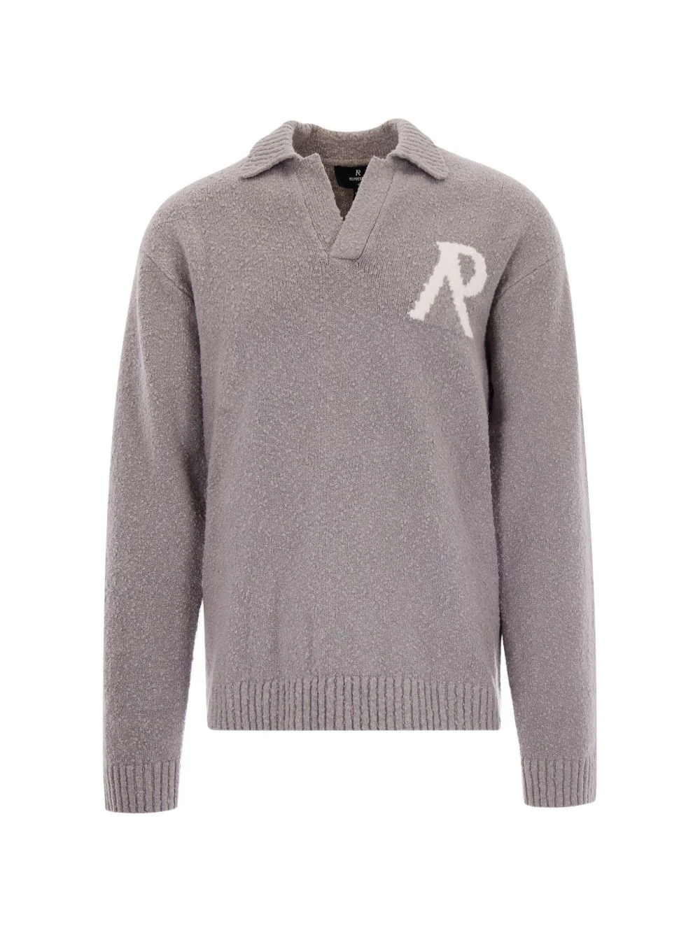 polo-collar sweater - 1