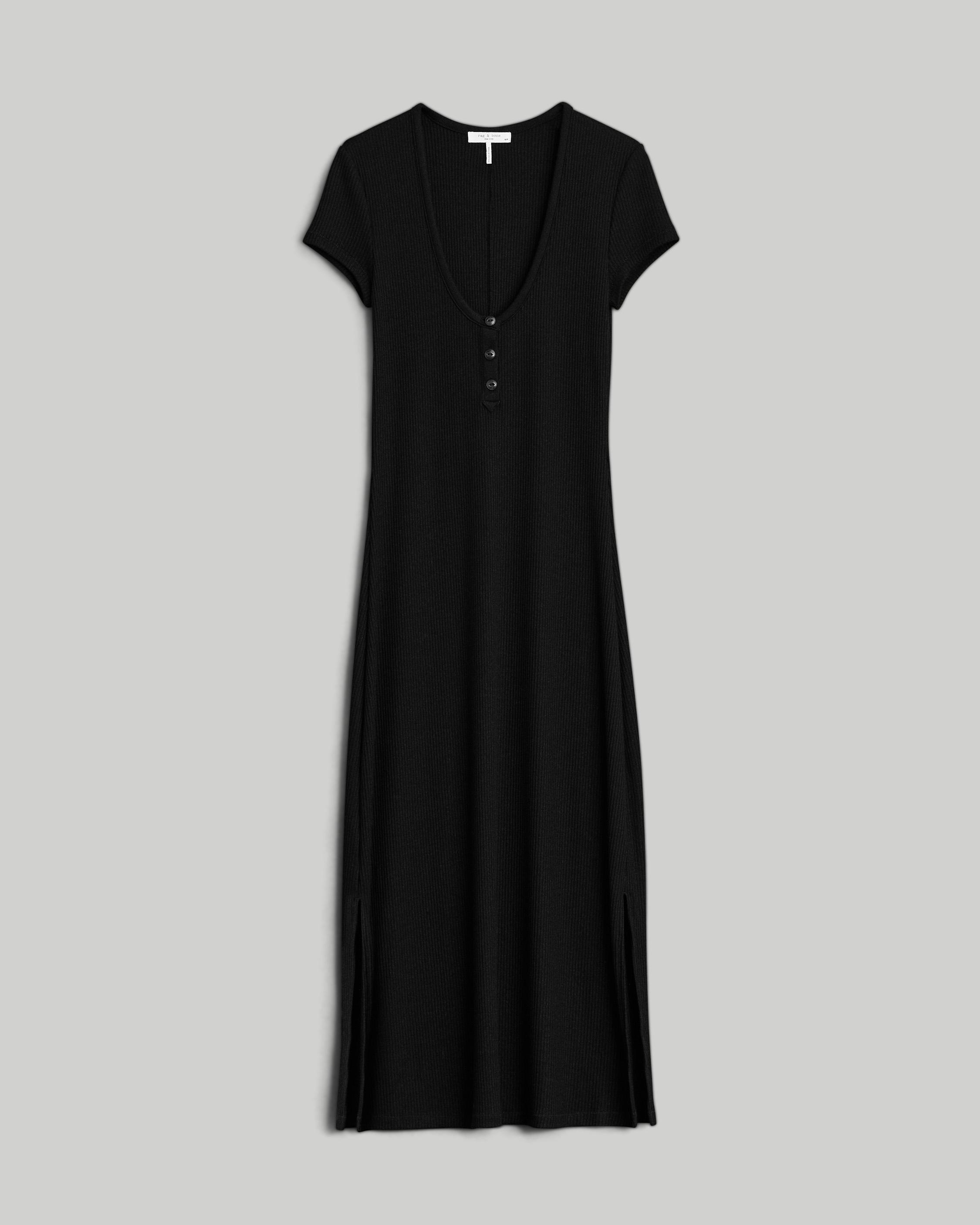 The Knit Rib Midi T-Dress
Jersey Dress - 1