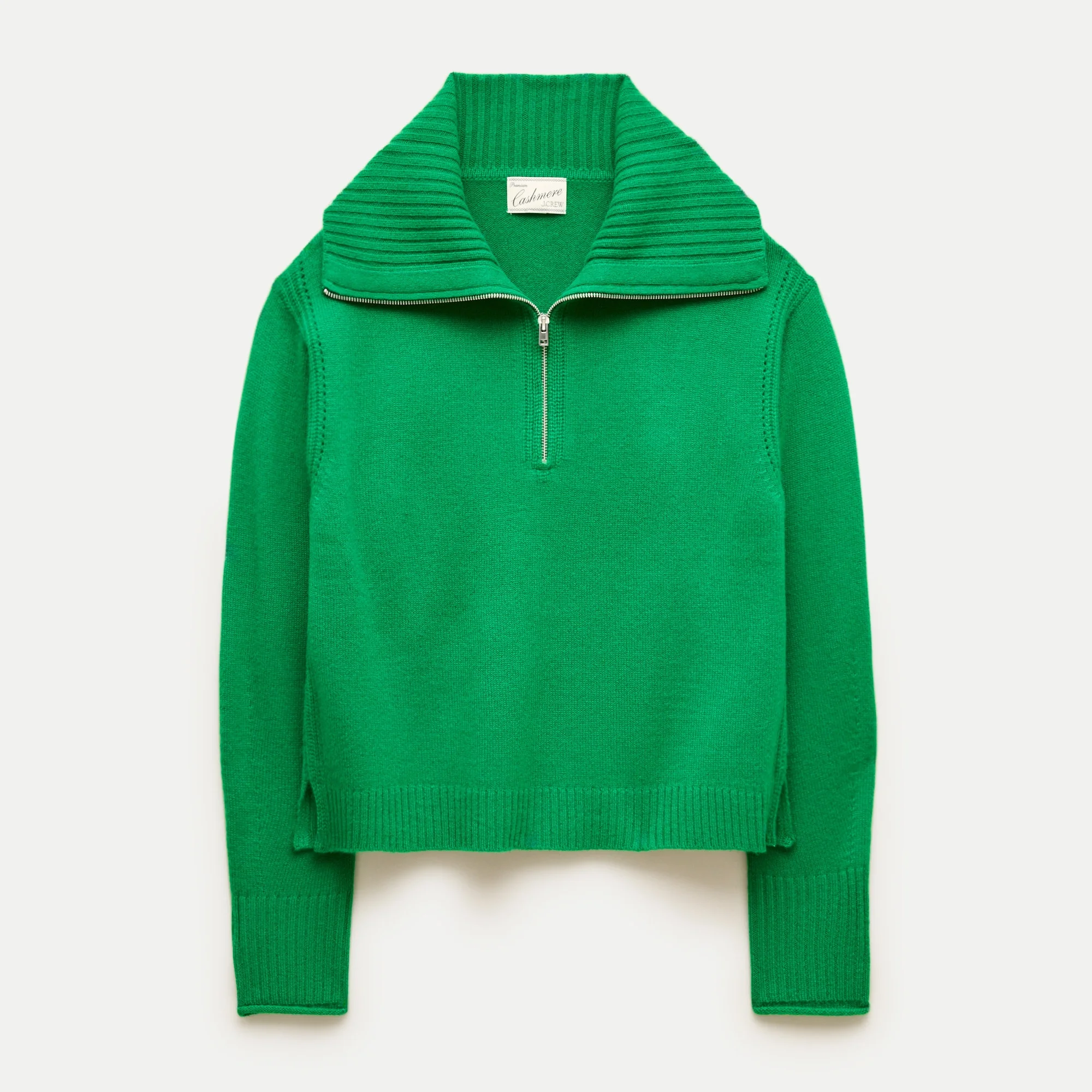 Cashmere quarter-zip sweater - 1