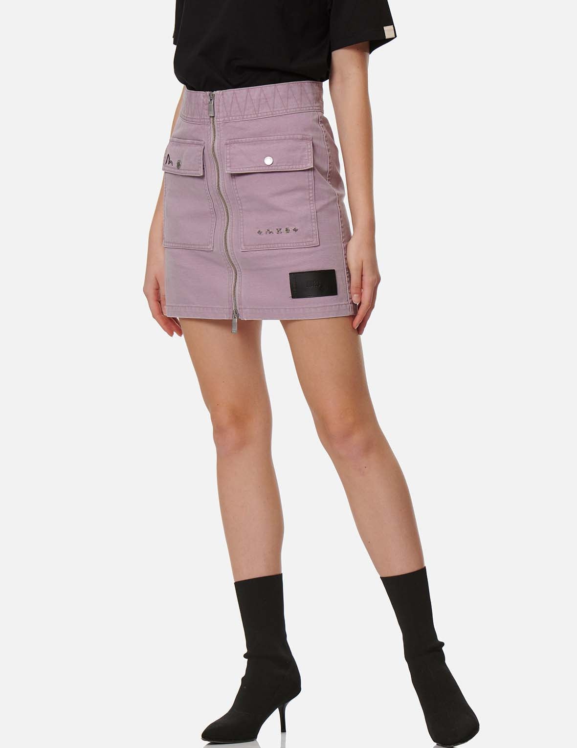 Pigment-dyed Cargo Skirt - 3