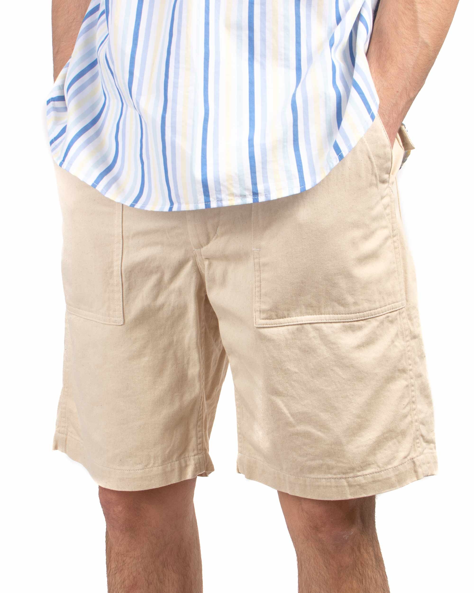 Fatigue Short Natural 6.5oz Flat Twill - 4