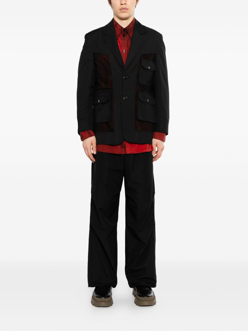 Andersson Bell pinstripe patch pocket jacket outlook