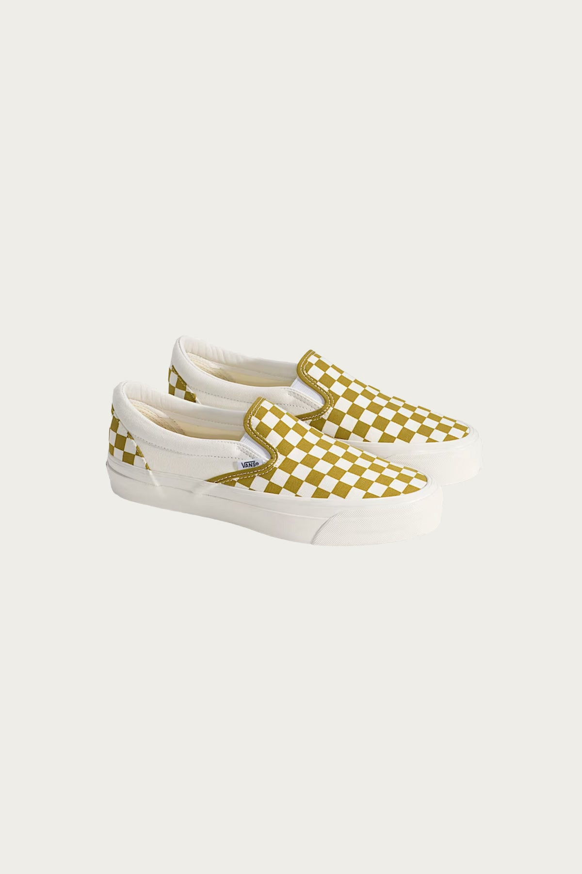 LX Classic Slip-On 98 - Checkerboard Burnt Gold - 2
