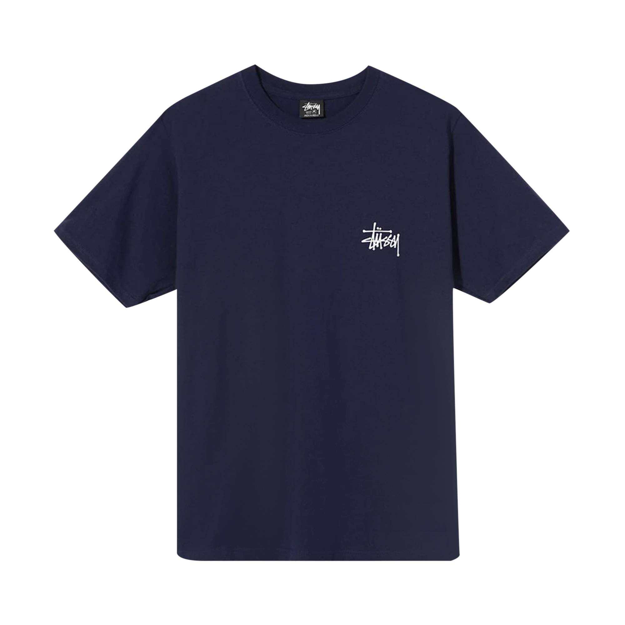 Stussy Basic Tee 'Navy' - 1