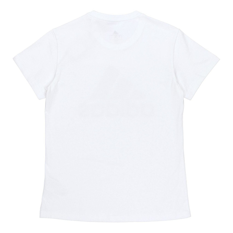 (WMNS) adidas Essentials Logo T-Shirt 'White Black' GL0649 2