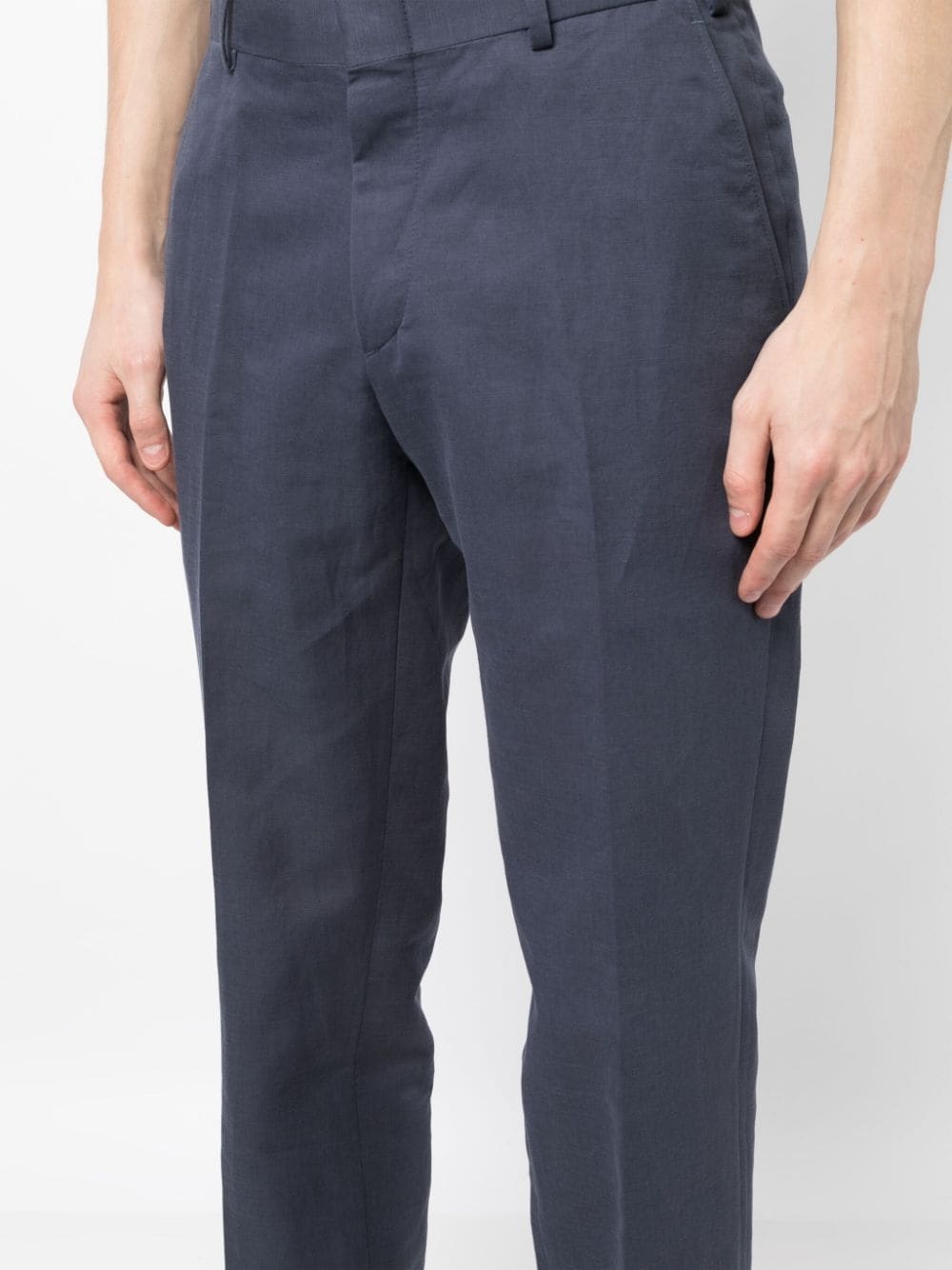 straight-leg tailored trousers - 5