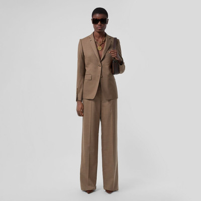 Burberry Custom Fit Wool Wide-leg Trousers outlook