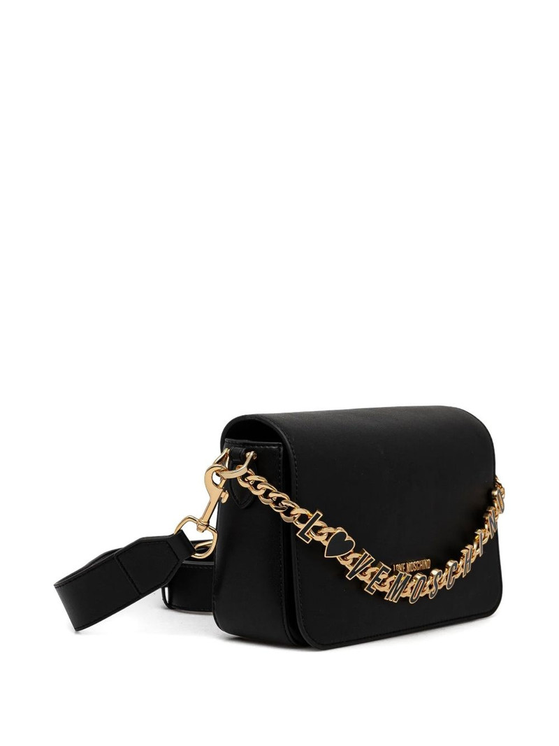 Moschino logo-charm tote bag outlook