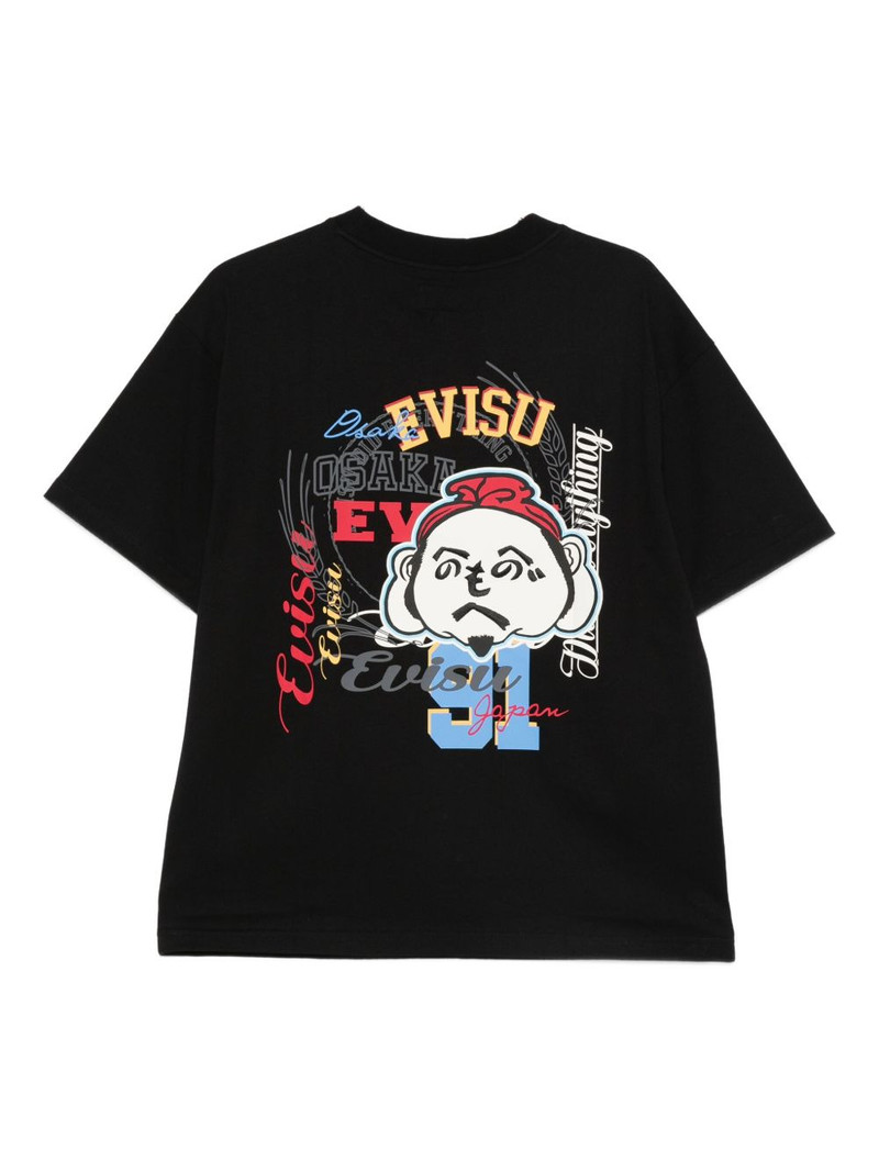 EVISU logo-print T-shirt outlook
