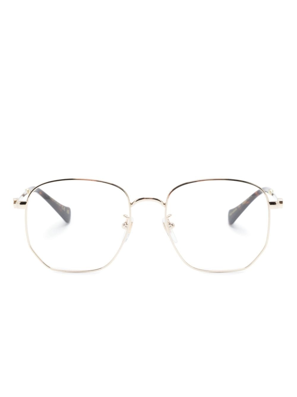 Interlocking G square-frame glasses - 2