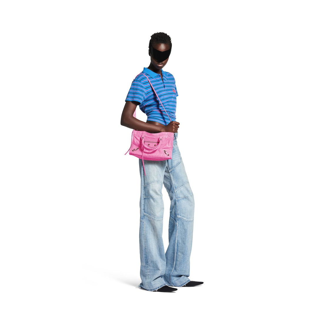 Women's Le City Small Bag in Glossy Pink - 7
