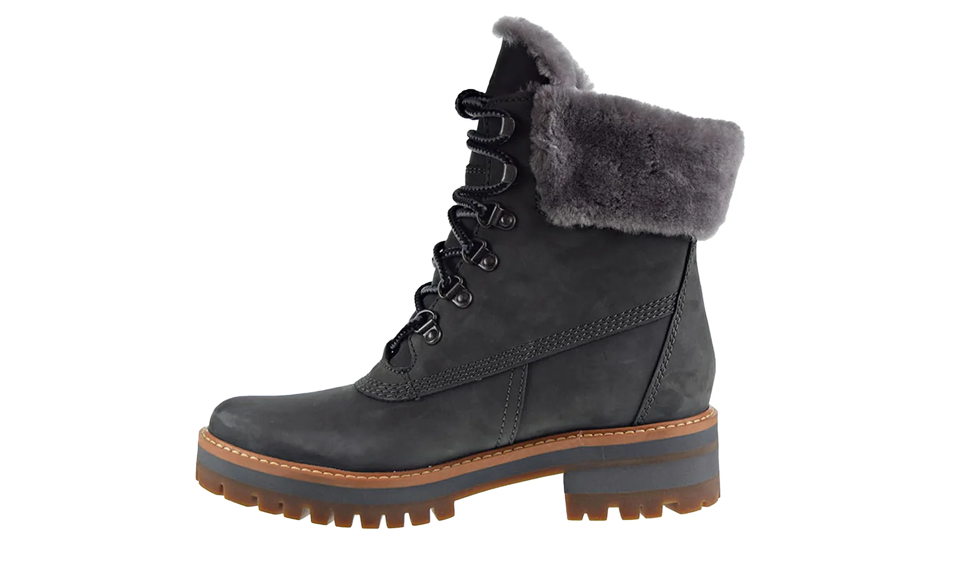 Courmayeur Valley 6 Inch Shearling Boot WMNS "Medium Grey Nubuck" TB0A255A G77 - 1