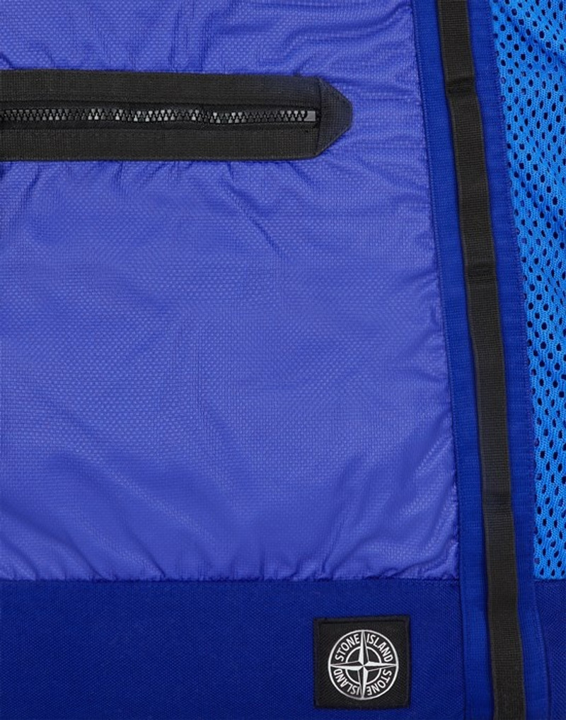 91070 MUSSOLA GOMMATA CANVAS, GARMENT DYED ULTRAMARINE BLUE 3