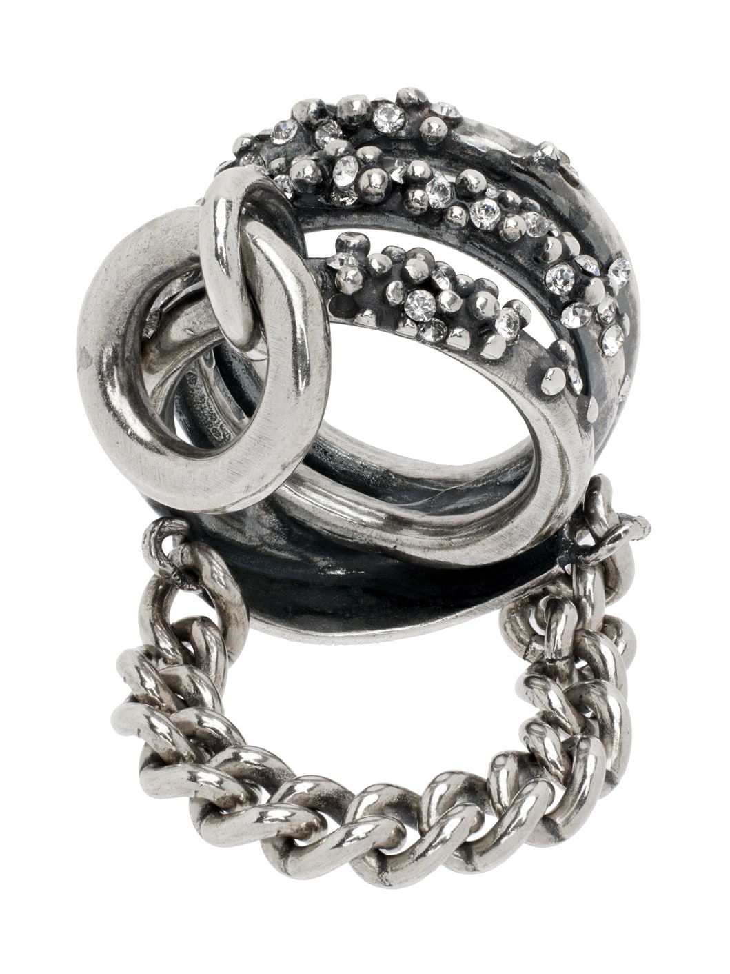 Ann Demeulemeester Silver Amika Ring | REVERSIBLE