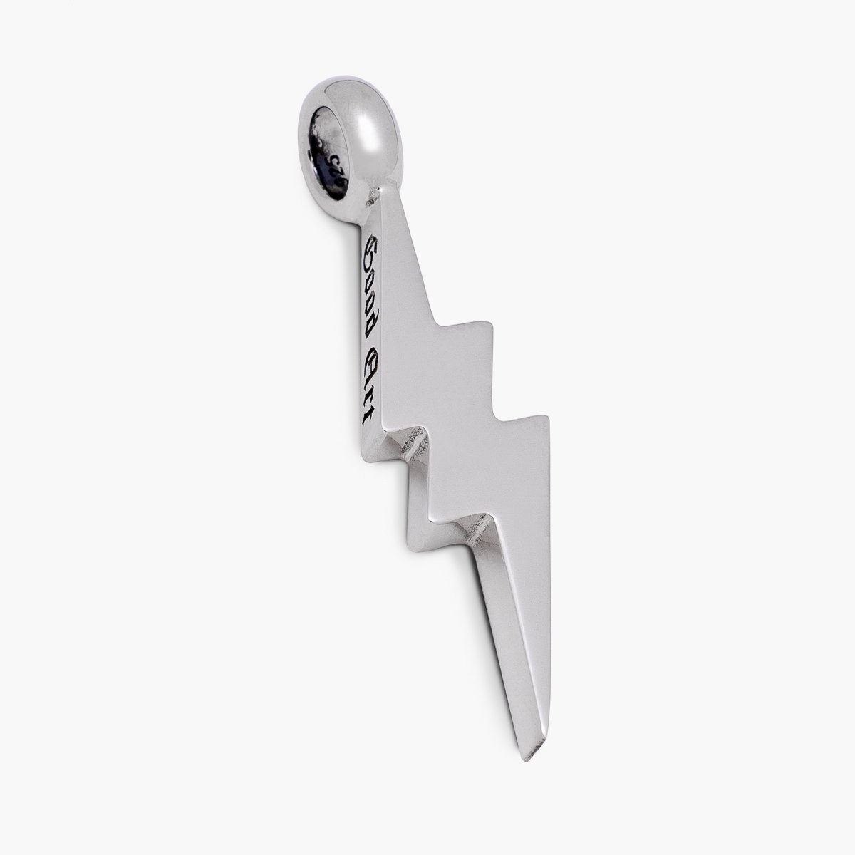 PS-SHAZAM-C GOOD ART HLYWD Shazam! Pendant Size C - Sterling Silver - 3