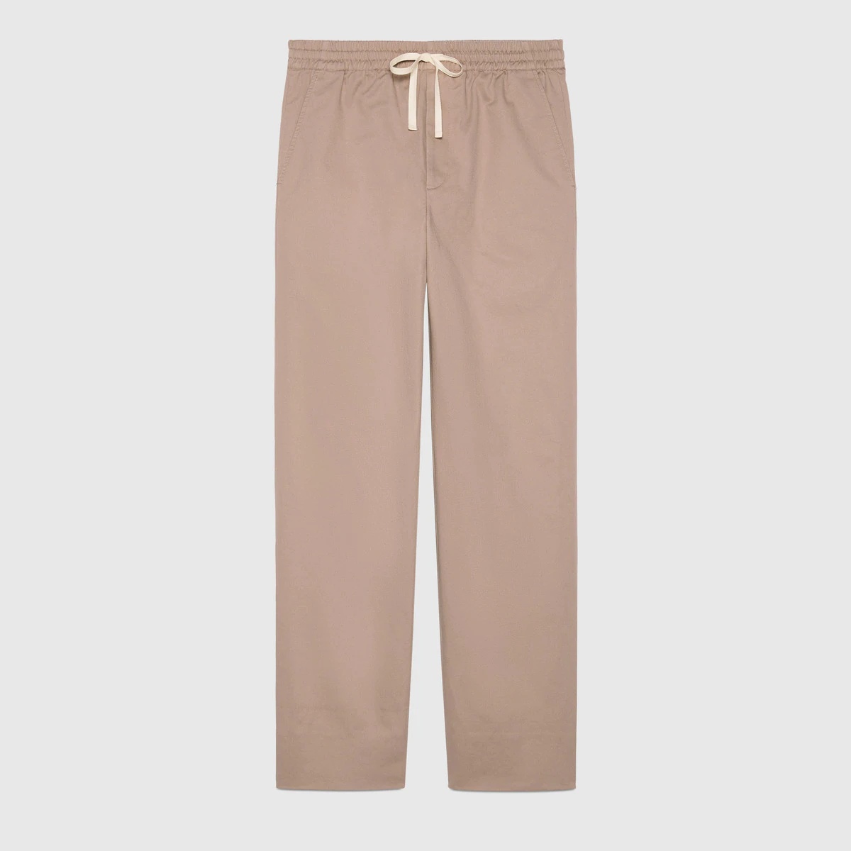 Cotton pant with Gucci vintage logo - 1