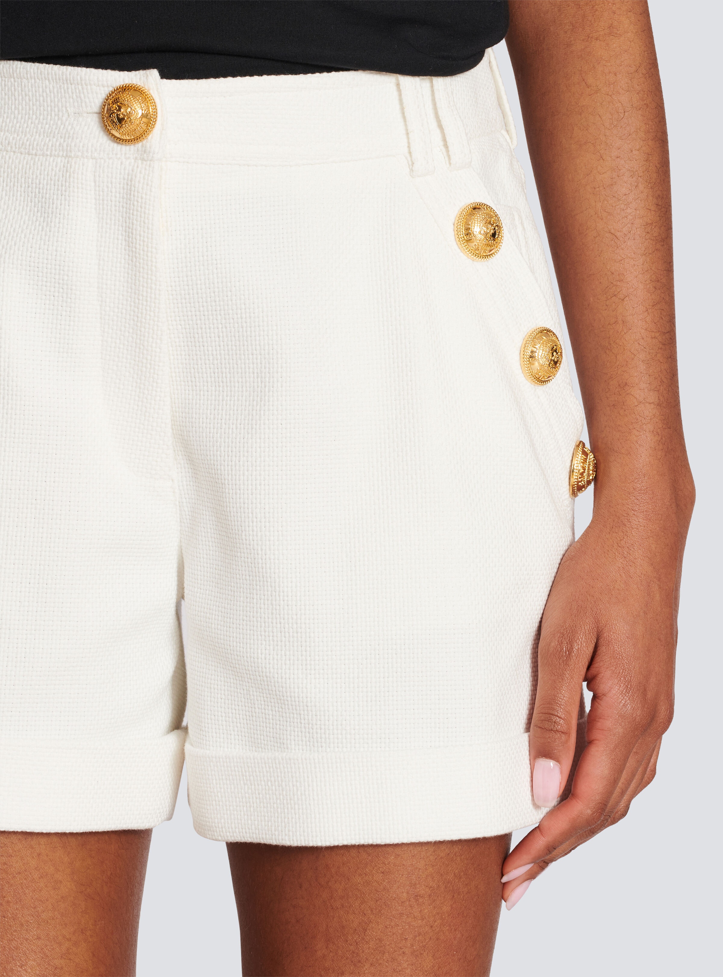 Cotton low-rise shorts - 6