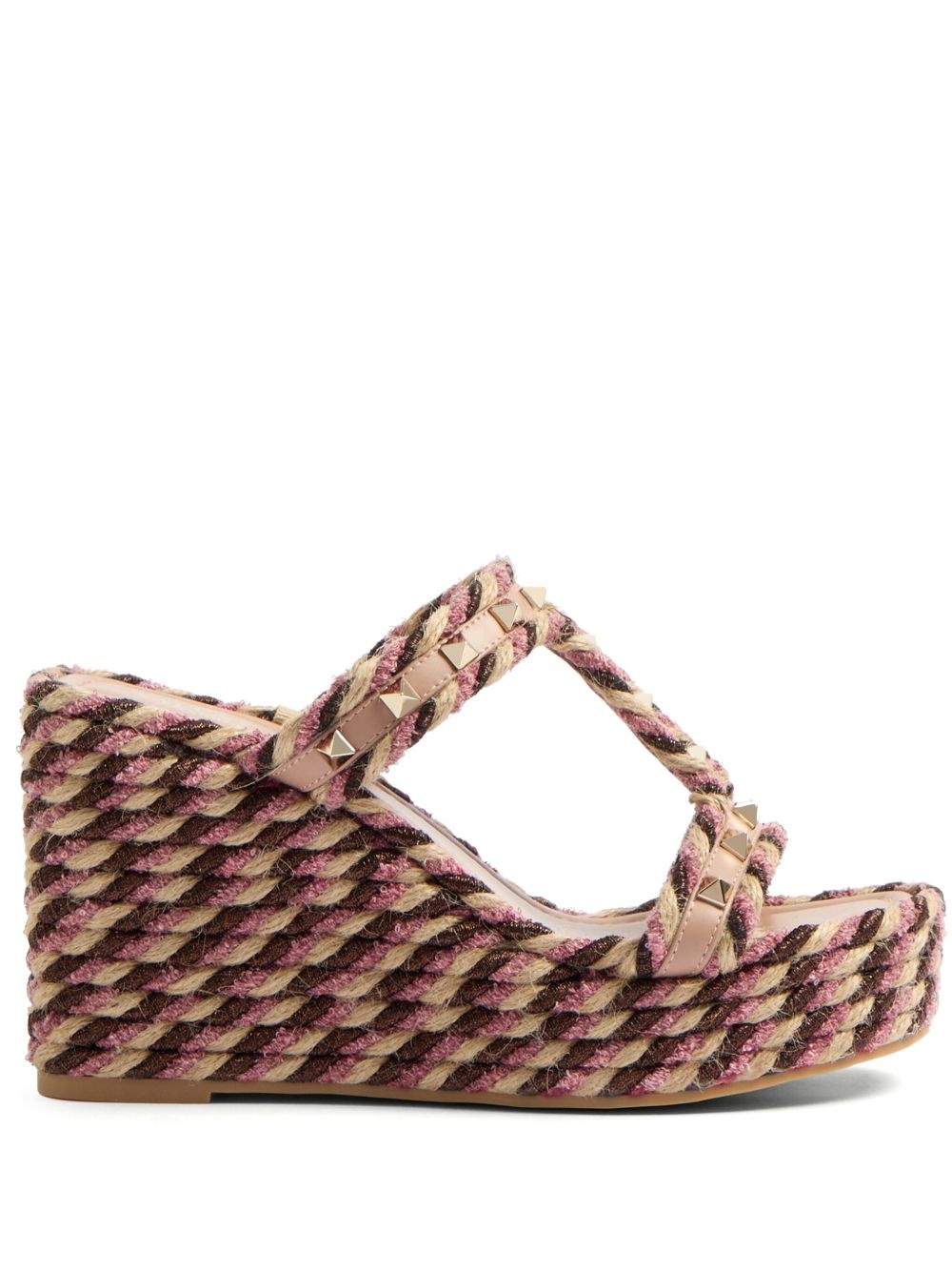 90mm Rockstud wedge sandals - 1