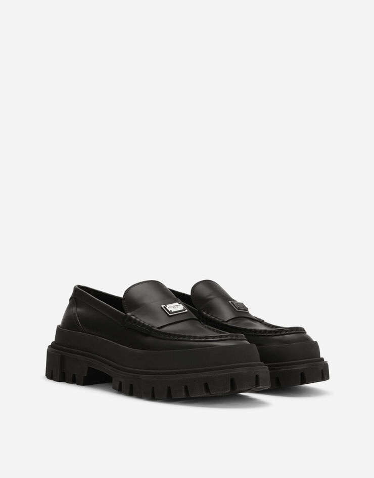 Brushed calfskin hi-trekking loafers - 2