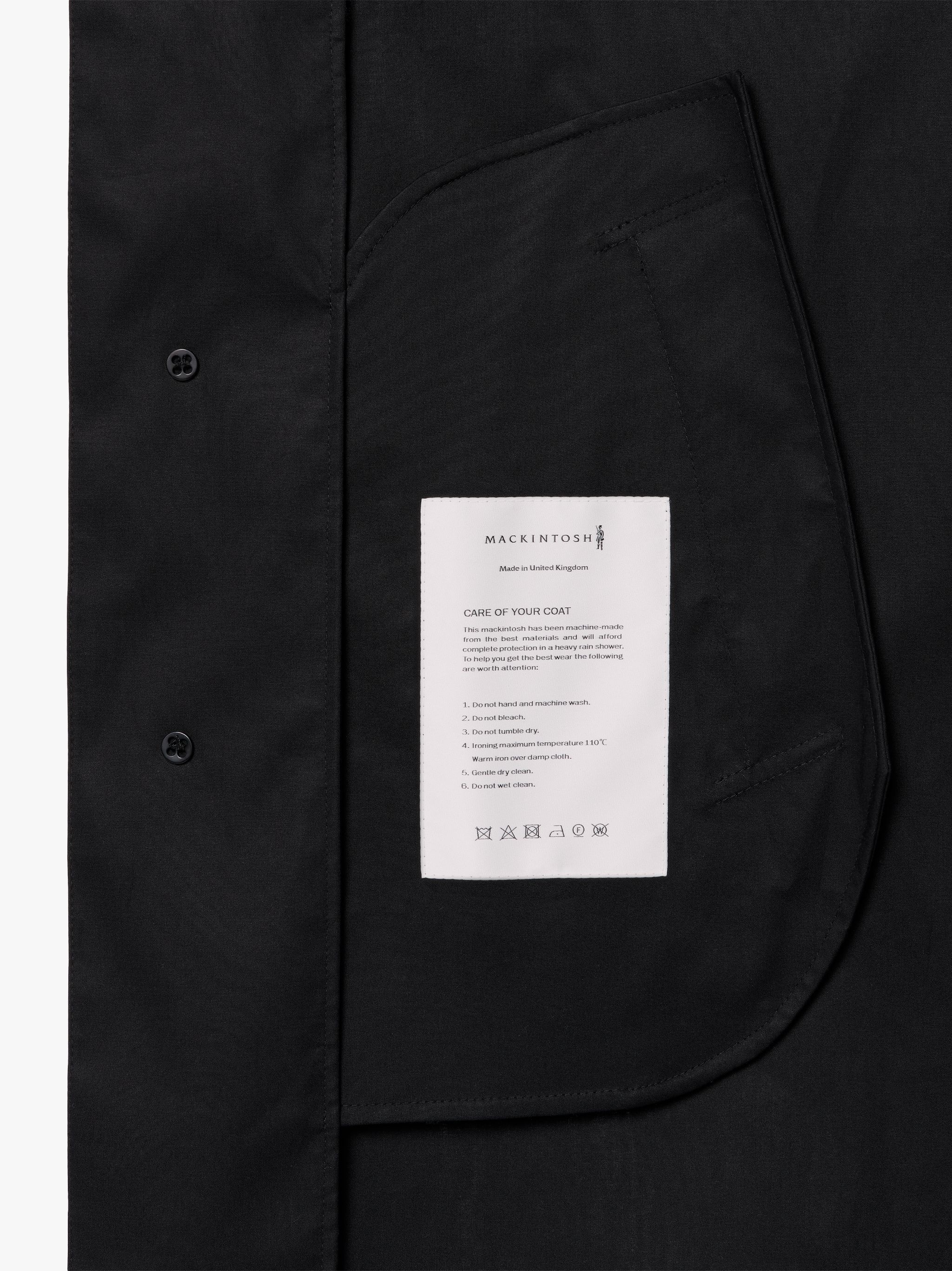 MANCHESTER BLACK RAINTEC COTTON 3/4 COAT | GMC-107 - 6