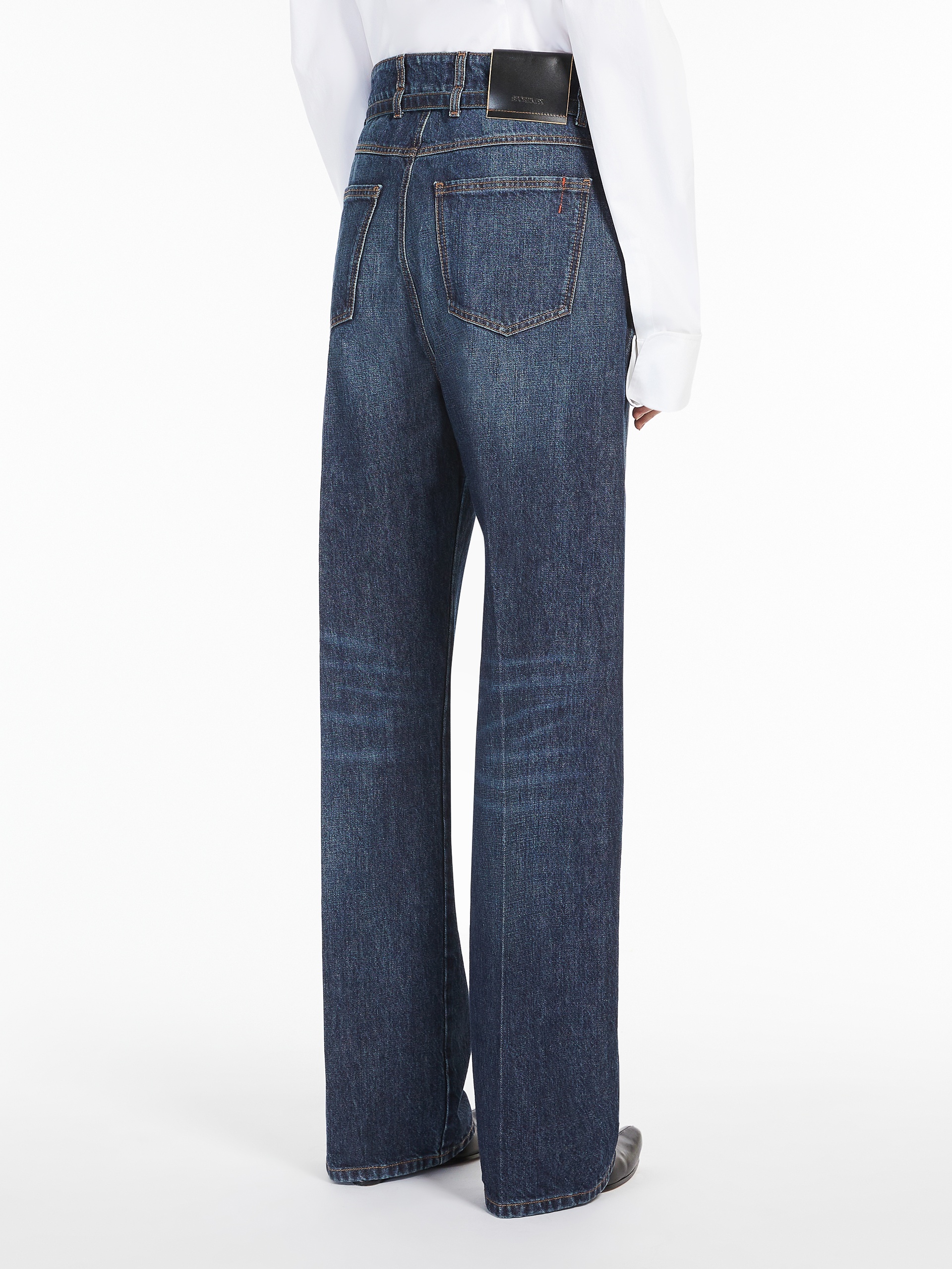 RAGNO Wide-fit belted jeans - 4