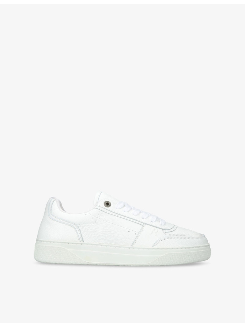 Initial leather low-top trainers 1