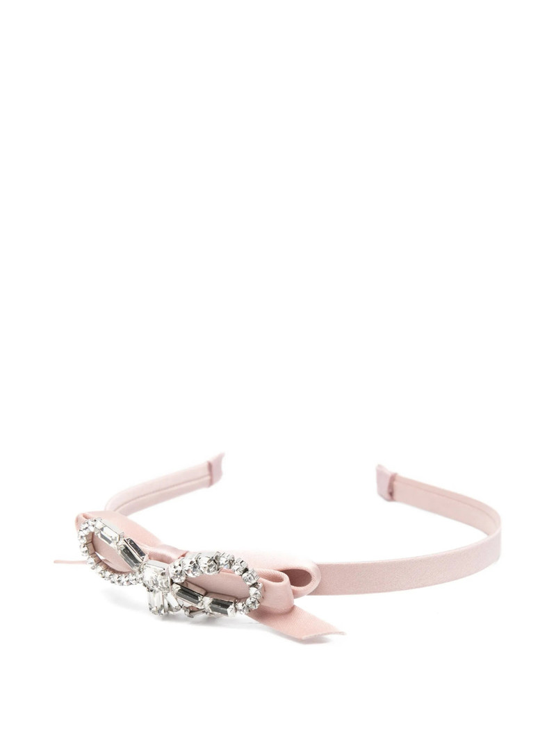 JIMMY CHOO Jimmy Choo Crystal-bow Headband outlook