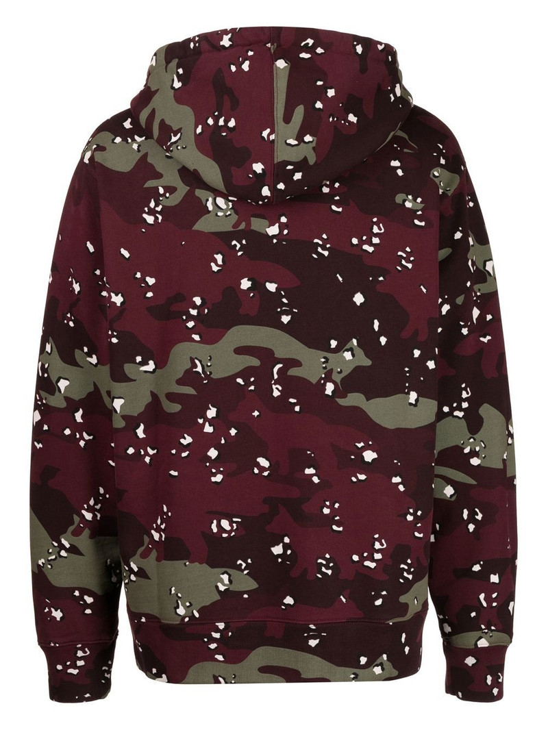 Maison Kitsuné camouflage pattern hoodie outlook