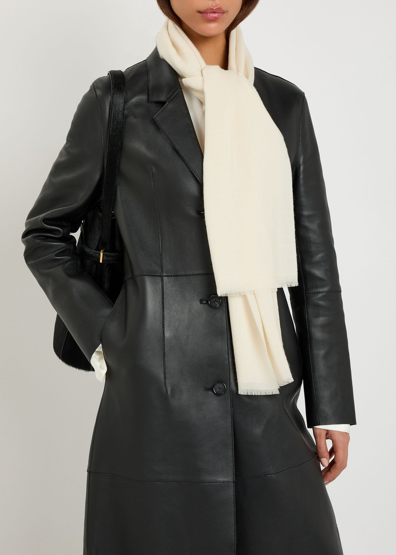 TOTEME Toteme Frayed Wool Scarf outlook