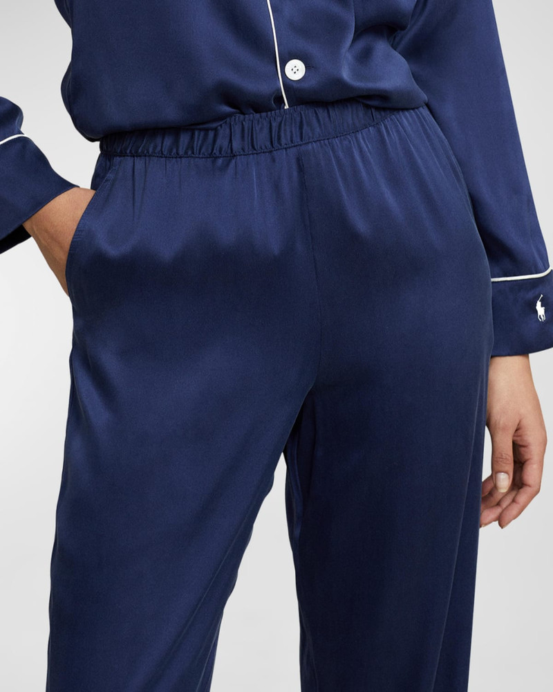 The Laurel Stretch Silk Pajama Set 4