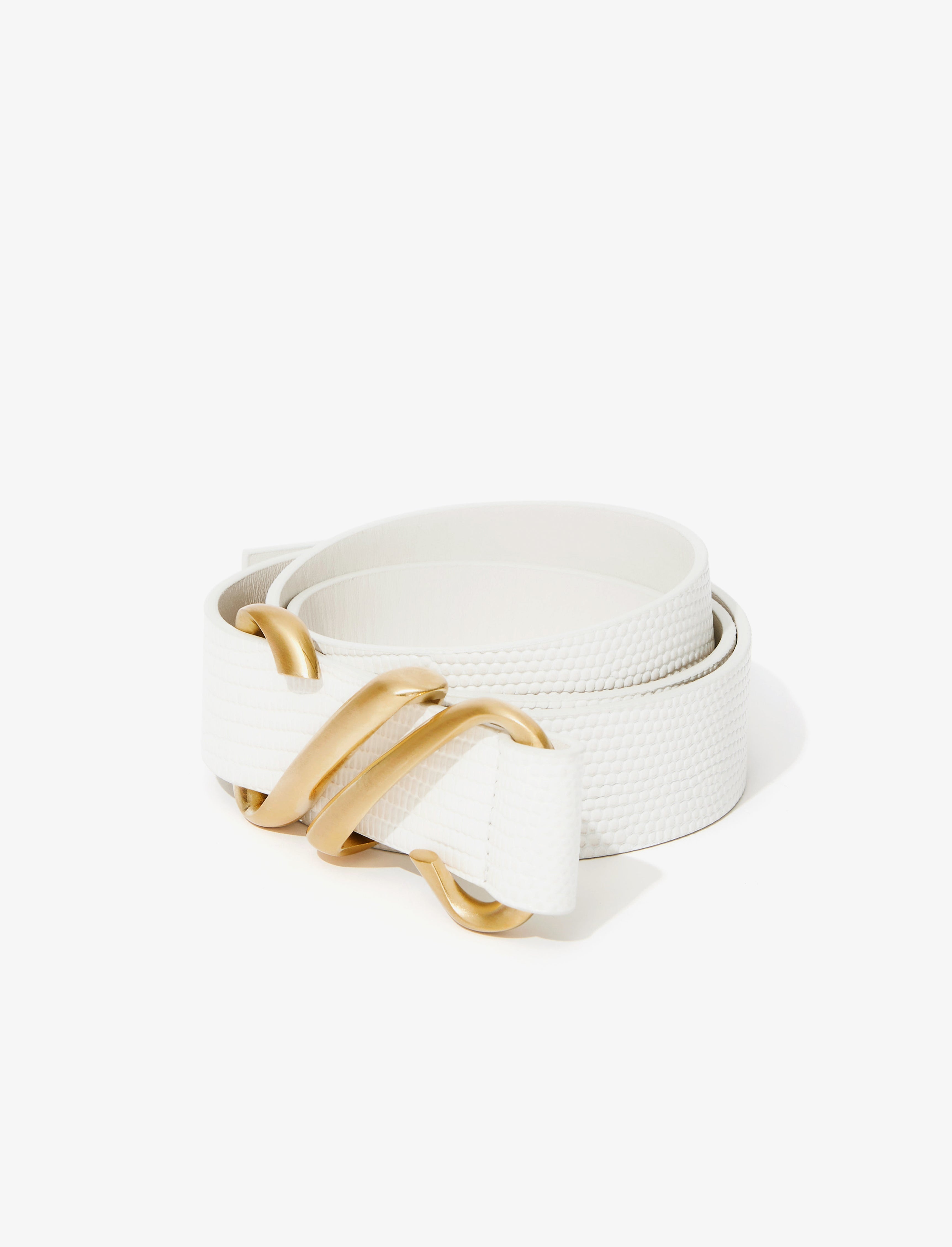 Monogram Belt in Embossed Leather - 3