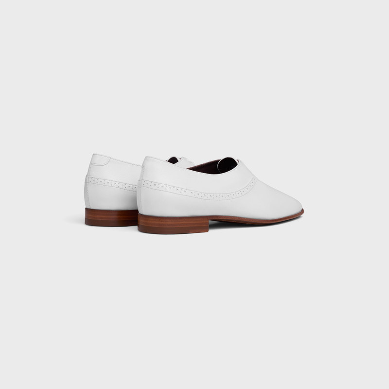 CELINE CELINE AUCOURT PERFORATED OXFORD IN KIDSKIN outlook