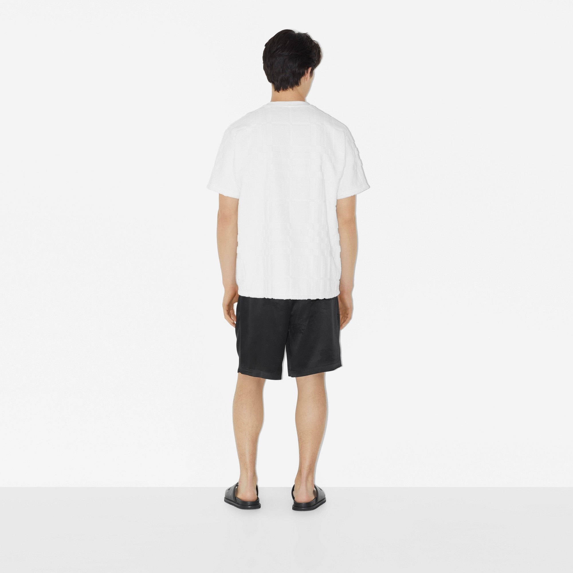 Check Cotton T-shirt - 4