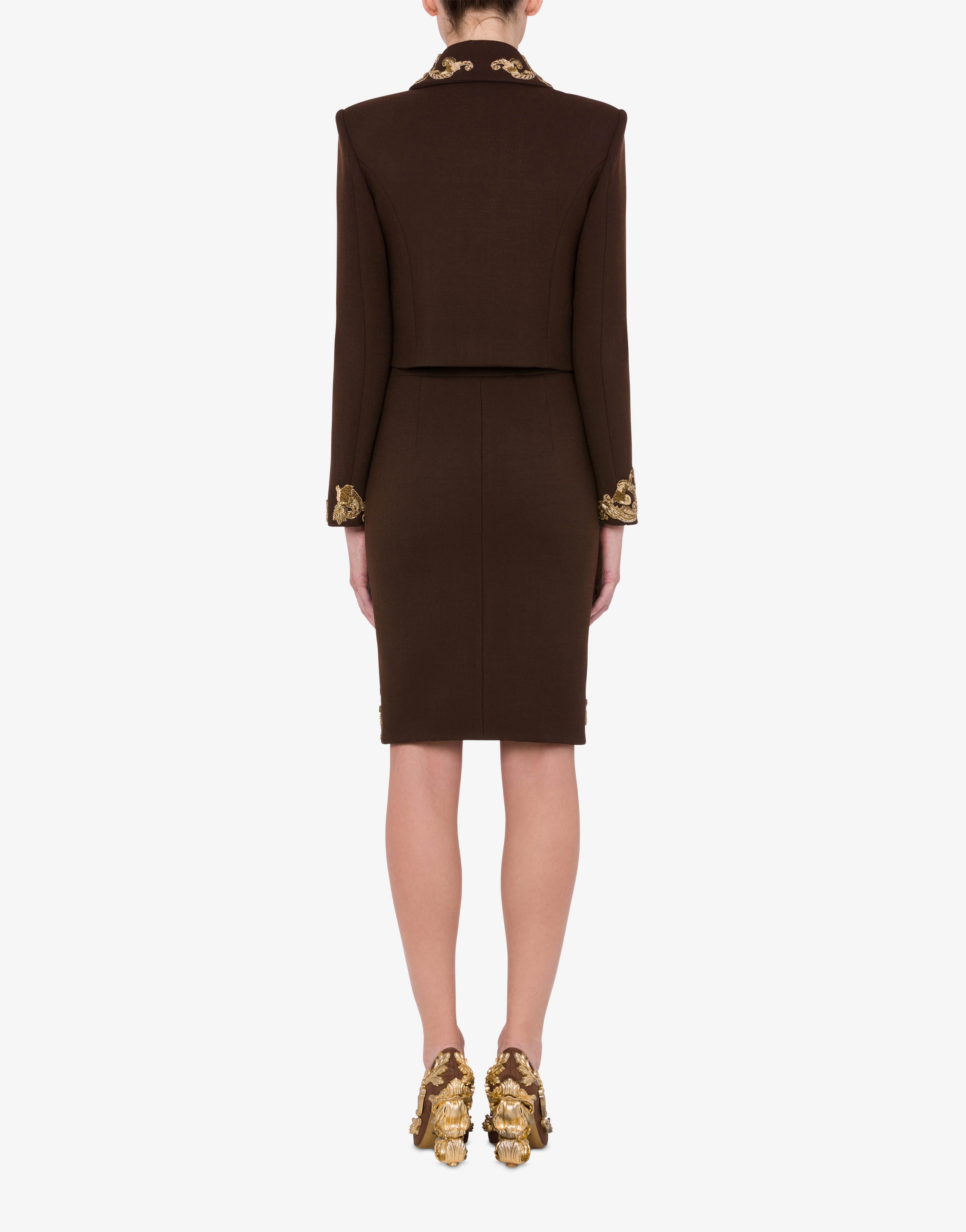 HANDLE WITH CARE CROPPED CREPE JACKET - 3